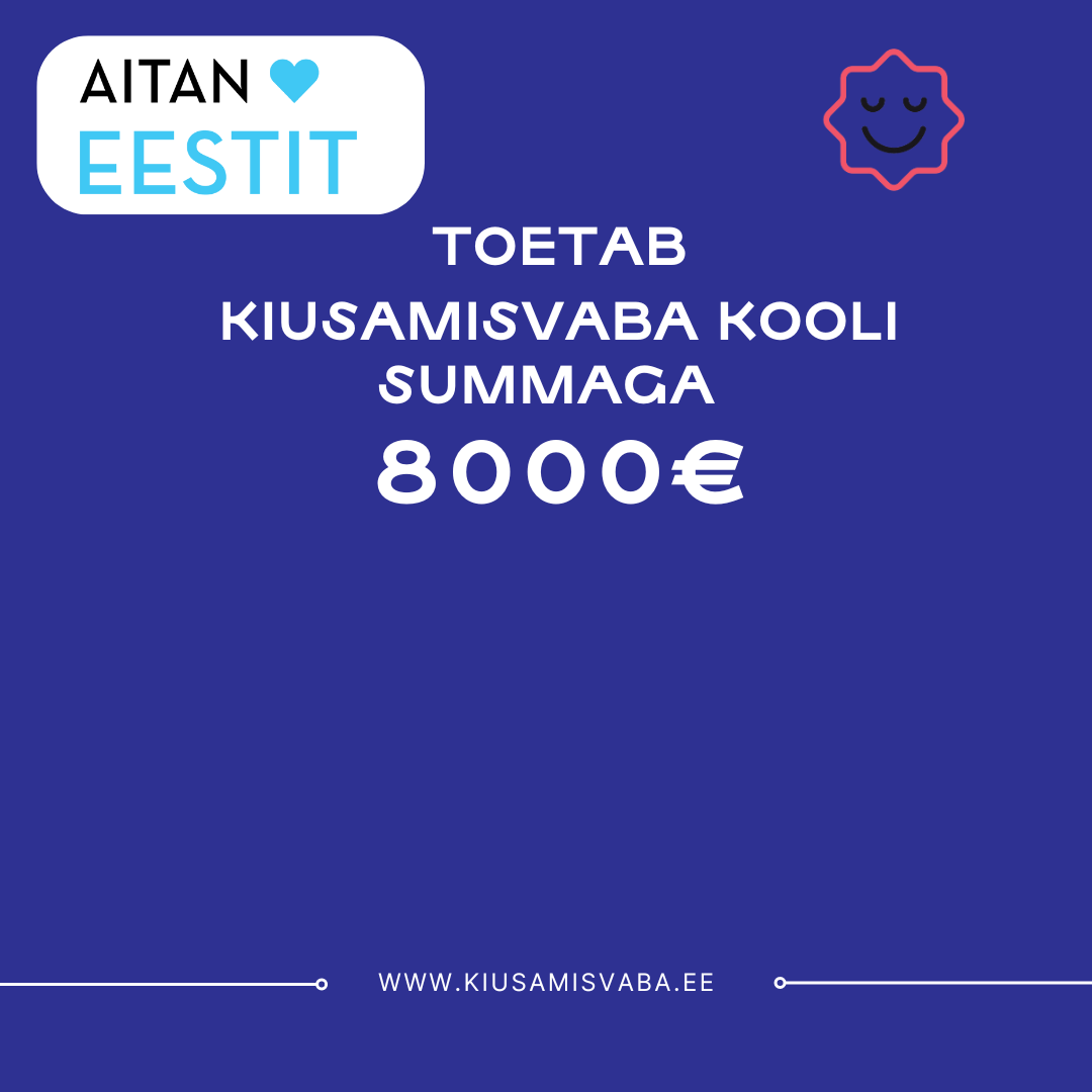 Aitan Eestit MTÜ toetab sihtasutust 8000 euroga